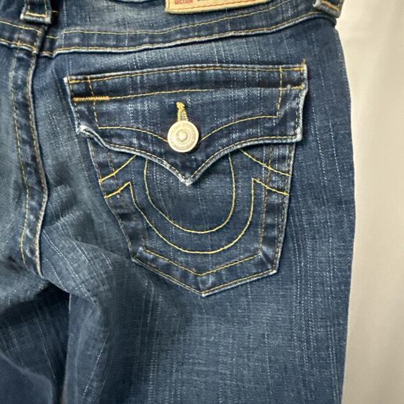 True Religion Jeans Women's Blue Billy Low Rise 27 Y2K - Picture 11 of 13